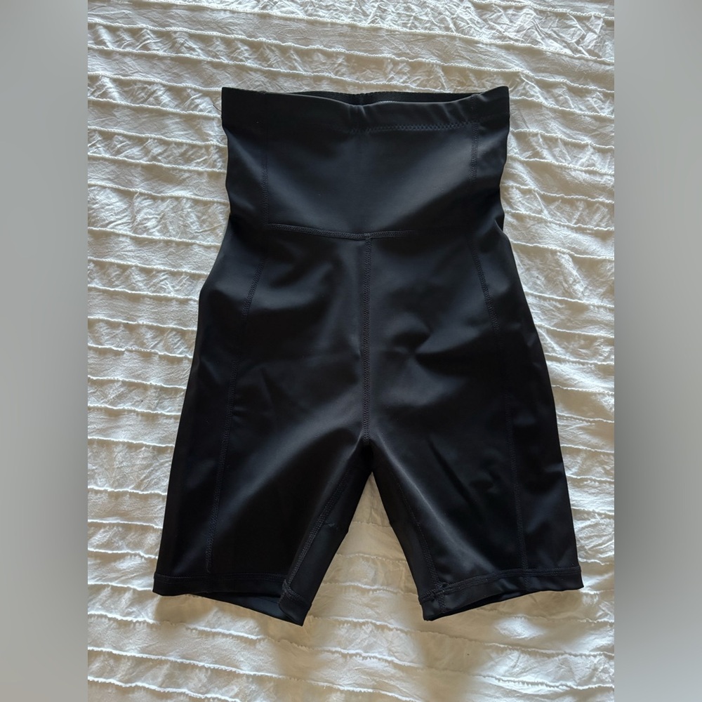 High-Waisted Black Women's Shape Wear Shorts